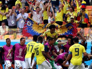 Incondicional fue el apoyo de los hinchas colombianos en el Mundial del 2018.