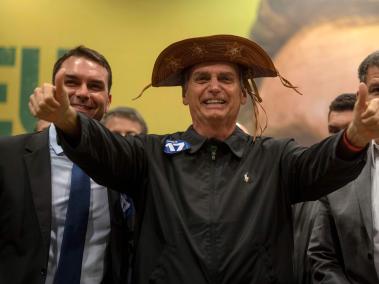 El candidato ultraderechista del partido PSL a la presidencia de Brasil, Jair Bolsonaro.