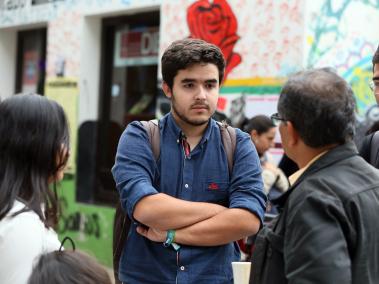 Alejandro Palacio ha sido uno de los líderes de las últimas marchas estudiantiles en el país.