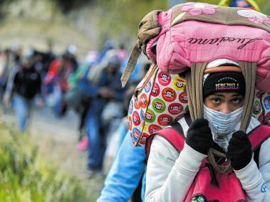 Durante el 2018, miles de migrantes venezolanos entraron a Colombia, la mayoría por Cúcuta.