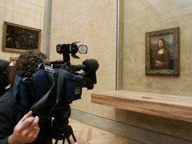 El famoso cuadro de 'La Mona Lisa', que reposa en el Museo de Louvre de París.