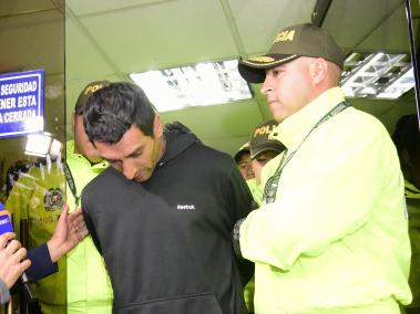Ricardo Andrés Carvajal Salgar, el primer capturado en la investigación por el atentado con un carro bomba en la Escuela de Cadetes de Policía Francisco de Paula Santander.