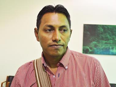 Una de las voces de los índígenas wayúu que ha estado denunciado los problemas de las comunidades e Javier Rojas, quien dice que seguirá luchando.