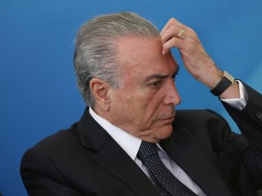 El expresidente de Brasil, Michel Temer, fue capturado el jueves tras ser señalado de delitos de corrupción.