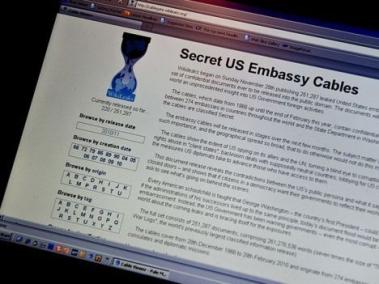 EE.UU. asegura que la publicación de miles de documentos confidenciales en WikiLeaks son una amenaza para la seguridad nacional del país.