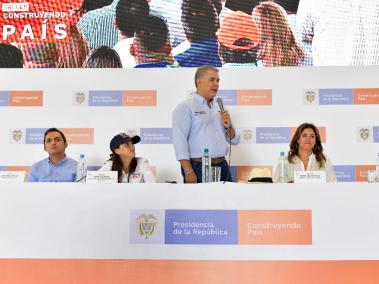 Las palabras del presidente Iván Duque se dieron durante su taller Construyendo País, en Pereira (Risaralda).