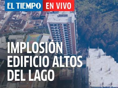 Demolición del edificio Altos del Lago en Rionegro, Antioquia