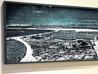 Obra que hace parte de la exposición ‘Rothko en Lampedusa’.