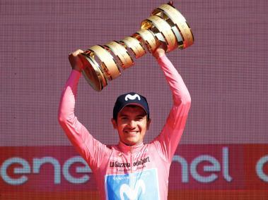 Ríchard Carapaz, campeón del Giro de Italia 2019.