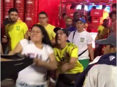 Aficionados colombianos y otra gresca en la Copa América.