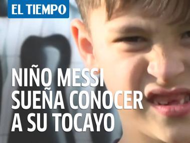 El pequeño Lionel Messi brasileño que sueña con conocer a su tocayo
