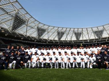 Yankees en el estado Olímpico de Londres.