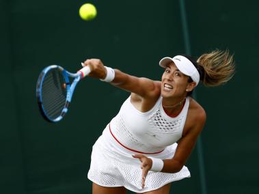 La española Garbiñe Muguruza, eliminada en primera ronda de Wimbledon.