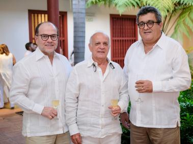 En la foto Alfonso Díaz, Diego Saldarriaga, Carlos Arturo Cobo.