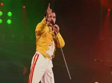 Queen en su histórico concierto de Wembley en 1986