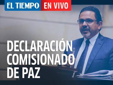 Declaración del comisionado de Paz sobre anuncio de Márquez