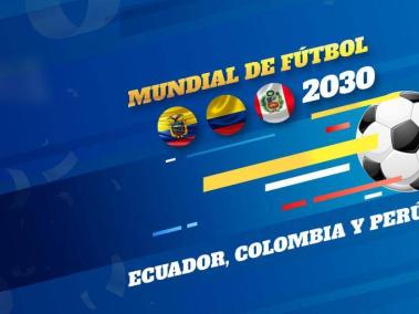 Ecuador lanzó la iniciativa para organizar el Mundial 2030 con Colombia y Perú.