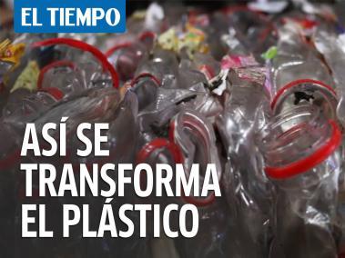Así se transforma el plástico