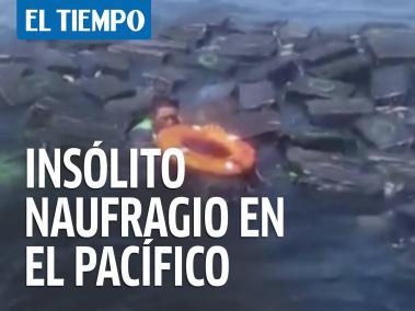 Náufragos sobreviven al usar cargamento de cocaína como flotadores en Pacífico de Colombia