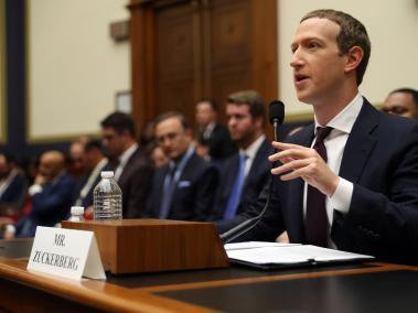 Facebook CEO Mark Zuckerberg testifies before the House Financial Services Committee in the Rayburn House Office Building on Capitol Hill October 23, 2019 in Washington, DC.
