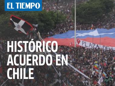 Histórico acuerdo en Chile de plebiscito para dejar atras Constitución de Pinochet