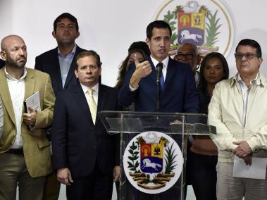 Juan Guaidó, presidente de la Asamblea Nacional y mandatario encargado de Venezuela.