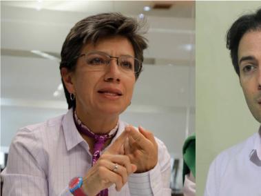 Claudia López, alcaldesa de Bogotá, y Daniel Quintero, alcalde de Medellín.