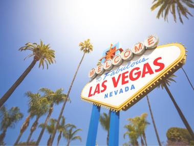 Las Vegas, Nevada 

Los vuelos a Las Vegas cuestan 44% menos que la media. En enero los precios son de 176 dólares y en septiembre están a 186 dólares.