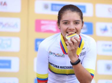 Lina Marcela Hernández, ciclista colombiana.