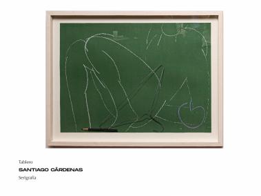 Obra ‘Tablero’, de Santiago Cárdenas, que estará en la puja.