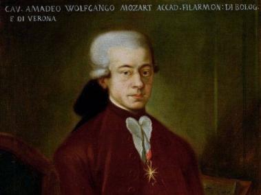 Retrato de Mozart alojado en el Museo Internacional y Biblioteca de Música de Bolonia (Italia).