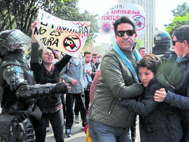 En la ciudad se había creado un movimiento antitaurino que protestaba en contra de las corridas.