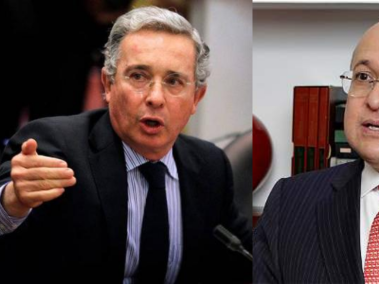 Alvaro Uribe y Eduardo Montealegre