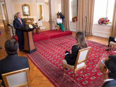 El presidente Iván Duque encabezó este miércoles la promulgación de la cadena perpetua para violadores de niños.