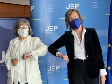La embajadora de la Unión Europea en Colombia, Patricia Llombart dijo que espera que la donación ayude a acelerar el trabajo de la JEP.