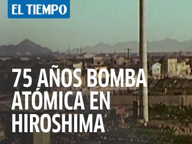 Japón conmemora los 75 años de la primera bomba atómica en Hiroshima.