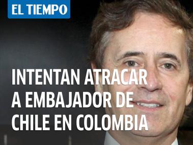 Ricardo Hernández, embajador de Chile en Colombia, habla sobre el atraco del que fue víctima.