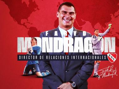 La presentación de Mondragón en Independiente.