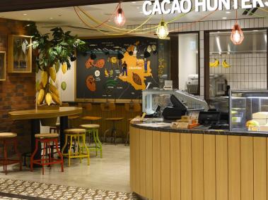 Tienda de Cacao Hunters en la Estación Central de Tokio, inaugurada el 3 de agosto del 2020.
