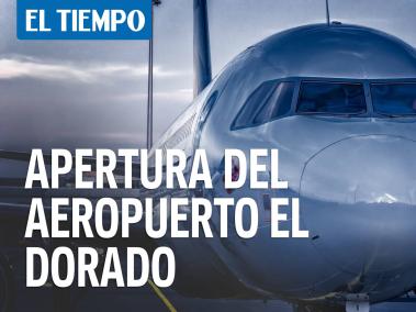 Noticias de último momento:
Lo que usted debe saber si piensa viaja por el Aeropuerto El Dorado. Mañana será la apertura del tránsito en el país y por primera vez, después de cinco meses, El Dorado tendrá vuelos comerciales nacionales.