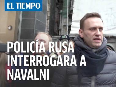 La policía rusa quiere interrogar a Navalni en Alemania