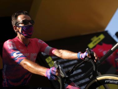 Rigoberto Urán, tercero en la general del Tour de Francia.