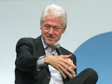 El expresidente Bill Clinton intervino en la inauguración del Colombia Investment Summit.
