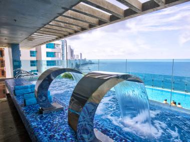 Vista panorámica del hotel Estelar Cartagena de Indias.