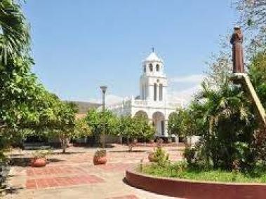 Plaza del municipio La Paz, Cesar.
