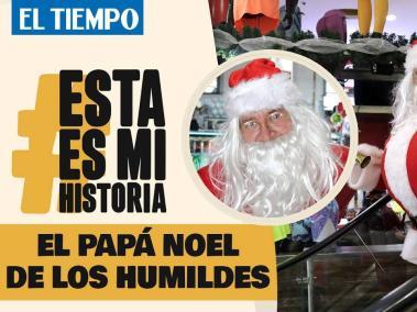 Miguel Ángel Pérez es conocido como el ‘Ángel de San Victorino’, un Papá Noel que realiza trabajo humanitario con habitantes de calle