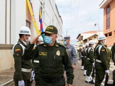 El general Óscar Atehortúa Duque estuvo dos años frente a la dirección de la Policía Nacional, y cumplió 36 años en la institución. Foto: Policía nacional