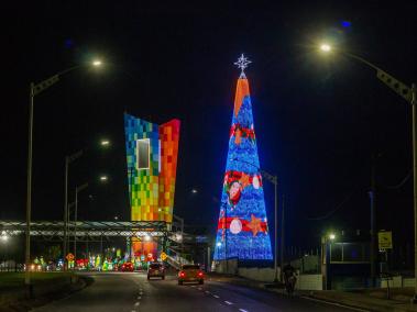 Desoladas, así lucían las calles de Barranquilla en la noche del 24 de diciembre.