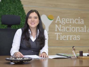 Myriam Martínez, directora de la Agencia de Tierras