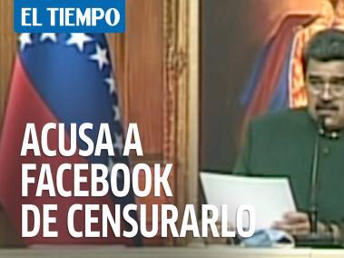 Maduro acusa a Facebook de censurar videos sobre gotas milagrosas para el Covid-19